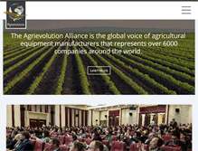 Tablet Screenshot of agrievolution.com